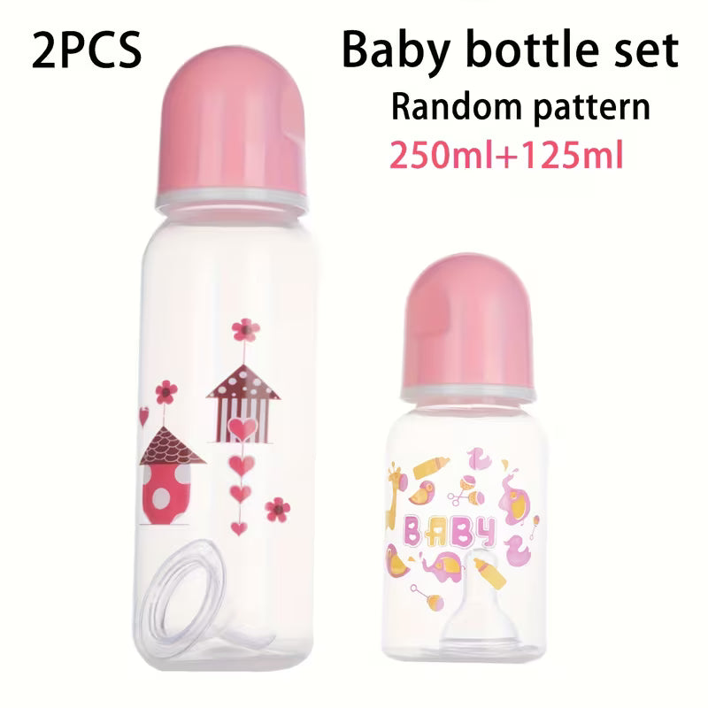 Set de 2 Biberons "Douceur Rose" - 250ml & 125ml | princessdz