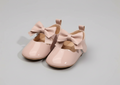 Ballerines Vernies Rose Poudré avec Nœud Élégant | Princessdz