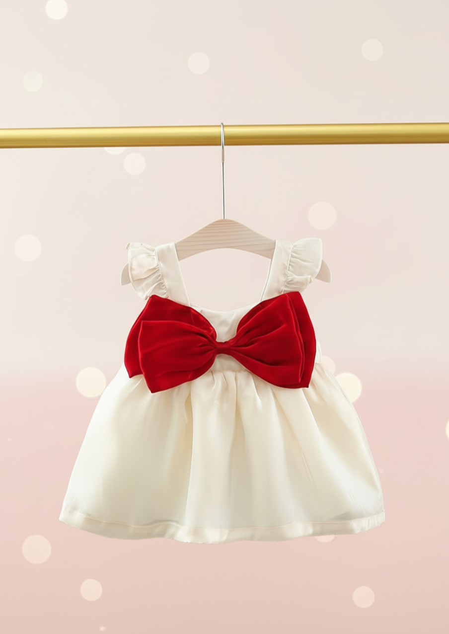 Robe de Cérémonie "Lumière d'Ange" – Blanc Pur | Princess dz