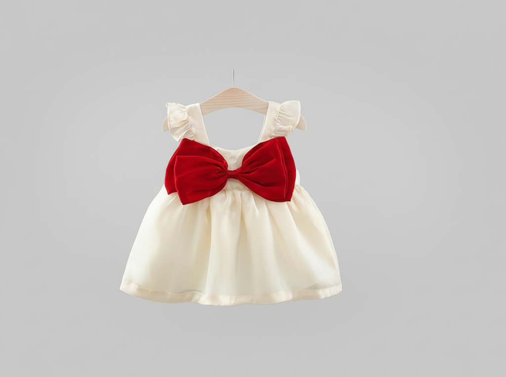 Robe de Cérémonie "Lumière d'Ange" – Blanc Pur | Princess dz