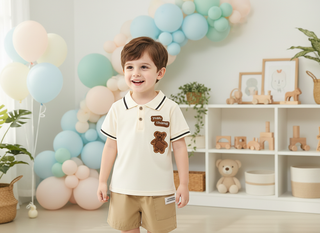 Ensemble Petit Aventurier – 2 Pièces 🦁🌴 | Princess dz