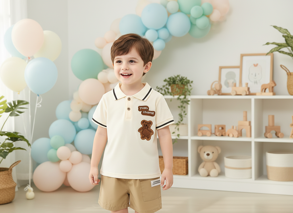 Ensemble Petit Aventurier – 2 Pièces 🦁🌴 | Princess dz