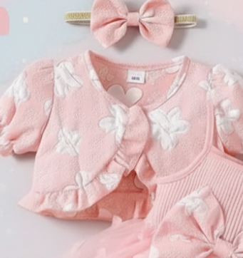 Ensemble 3 pièces féerique pour bébés filles |  Princess Dz