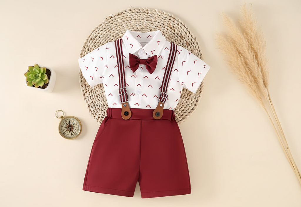 Ensemble "Petit Gentleman" : L'Élégance Classique pour vos Grandes Occasions| Princess dz
