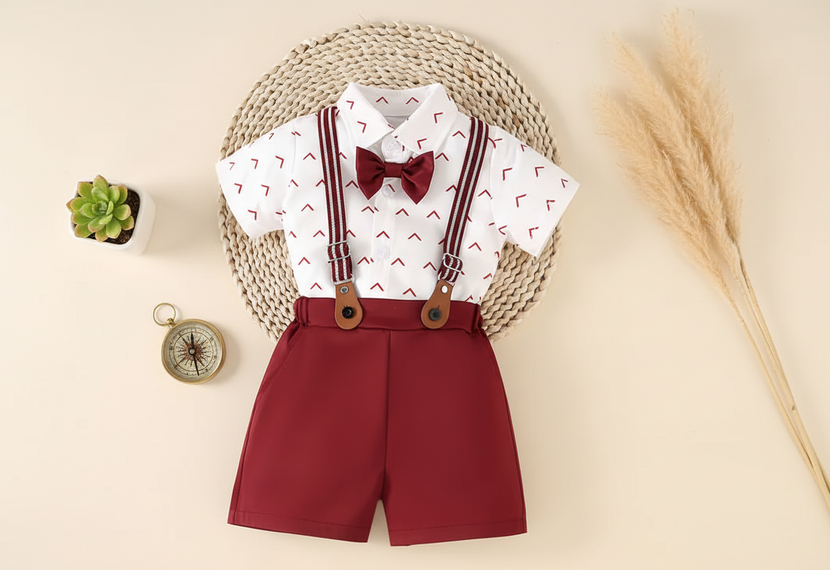 Ensemble "Petit Gentleman" : L'Élégance Classique pour vos Grandes Occasions| Princess dz