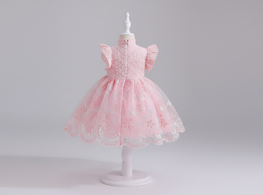 Robe de Princesse Rose de Luxe pour Occasions Spéciales | Princess dz