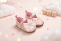 Sparkling Pink Tulle Bow Mary Jane Flats | Princess Dz