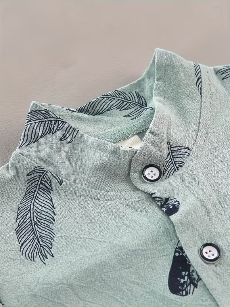Ensemble "Douceur de Plume" : Un look frais et naturel pour votre petit explorateur  | Princess dz