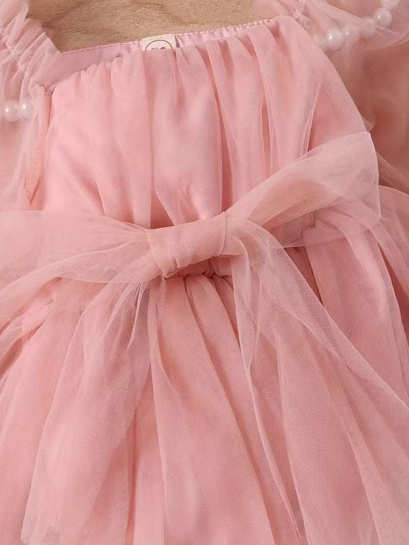 Le Romper féerique en tulle poudré  | Princess dz